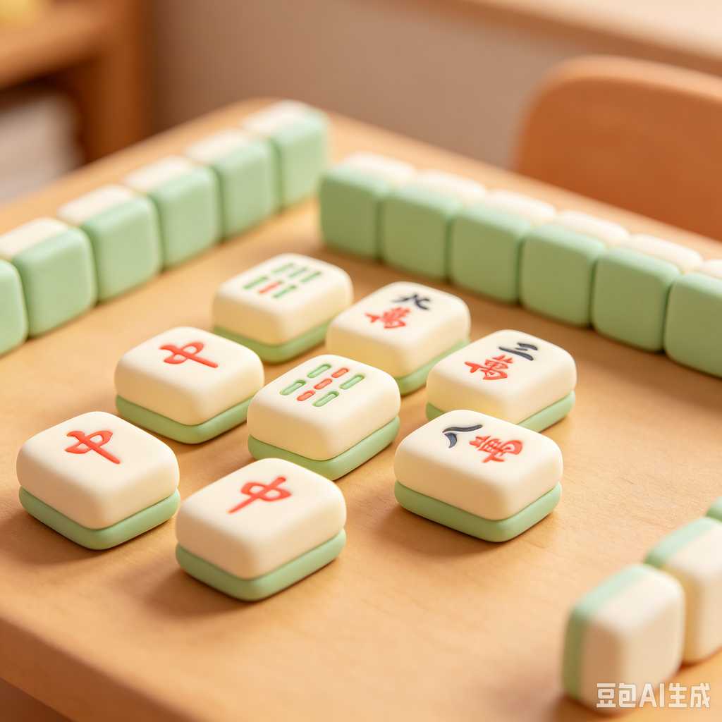 compact mahjong set for small home