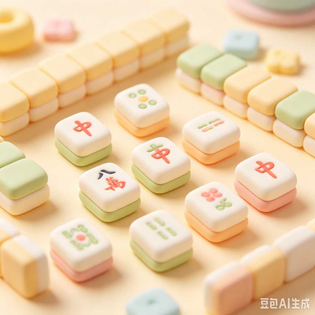 mini travel mahjong set lightweight