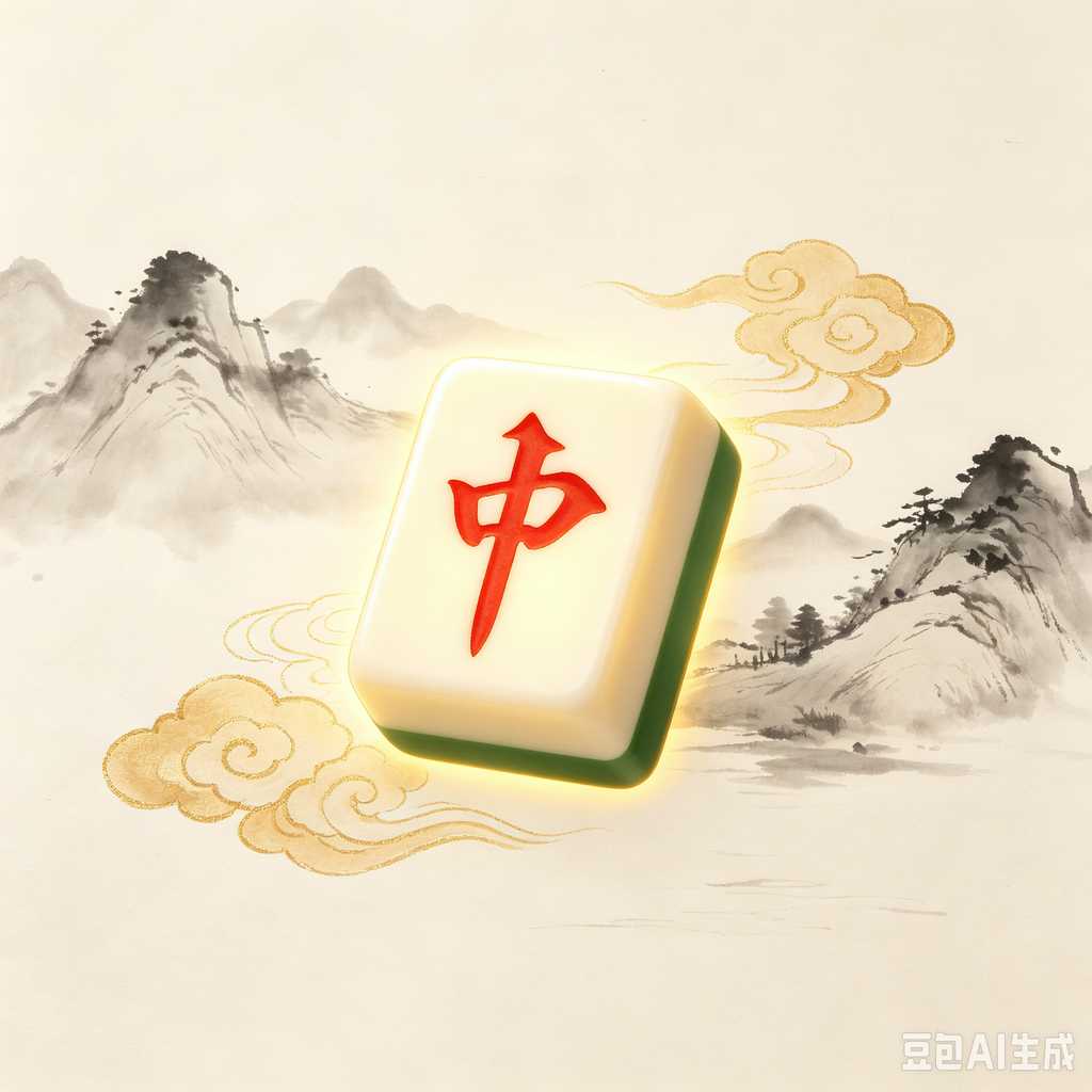 compact mahjong set with case