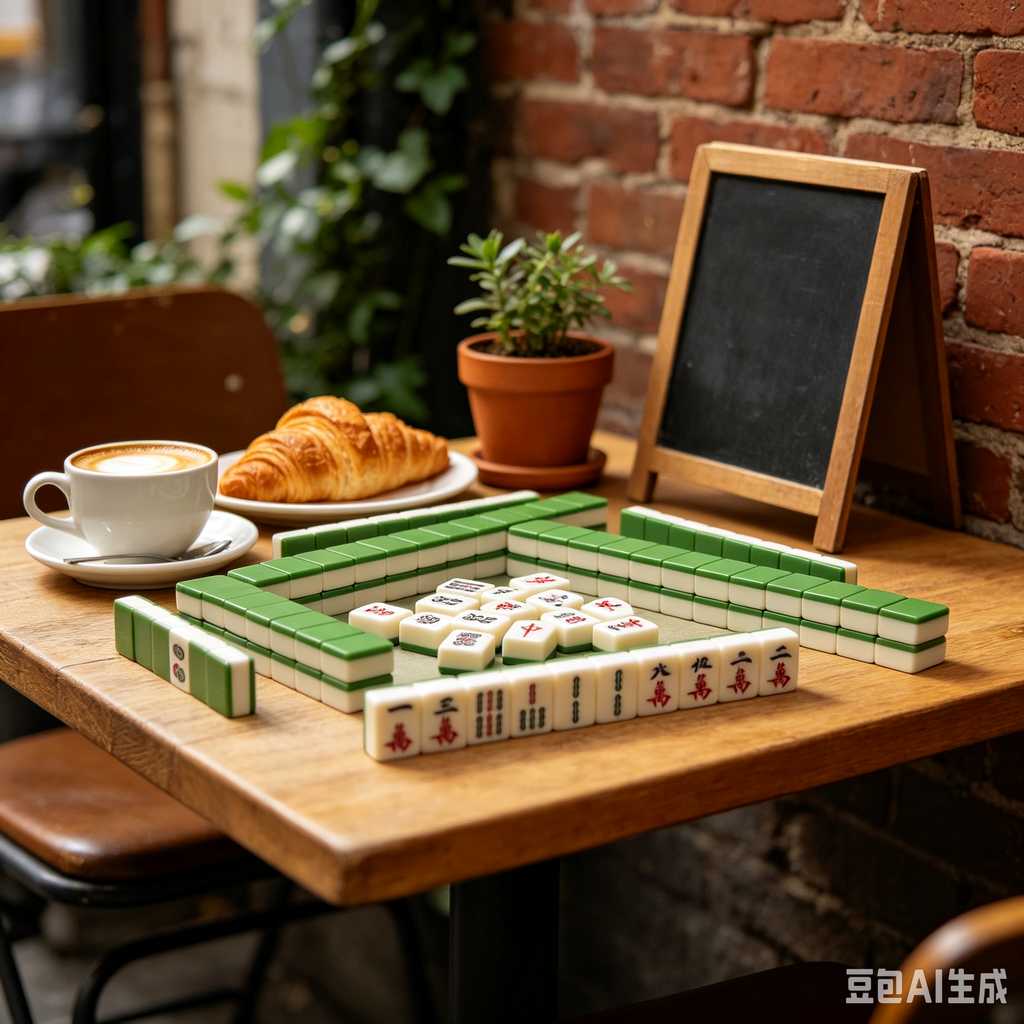 hand carved mahjong tiles